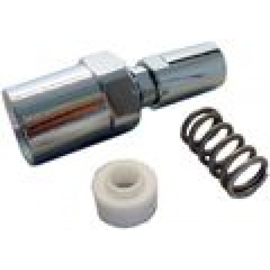 HOT WATER CHROME STEM -ASSEMBLY