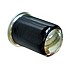 STEAM/WEATER VALVE KNOB MOD. COMPACT D.40 BLACK WITH PLUG AND RING CHROME