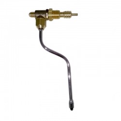 STEAM VALVE COMPLETE WITH CHROMED STEAM TUBE -LONG PITCH 2MM