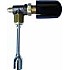 HOT WATER VALVE COMPLETE WITH CHROMED TUBE AND HANDLE COMPACT STYLE