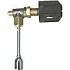 HOT WATER VALVE COMPLETE WITH CHROMED TUBE AND HANDLE NO STOP STYLE