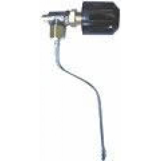 STEAM VALVE COMPLETE WITH CHROMED STEAM TUBE AND HANDLE NO STOP STYLE