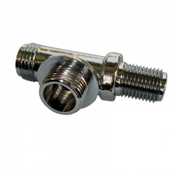 MINI K3 STEAM/WATER VALVE CHROMED BODY