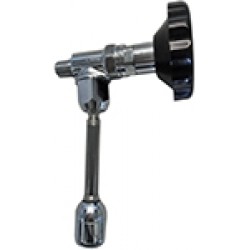 K4 VALVE COMPLETE WITH S. STEEL WATER WAND, SHINE BLACK KNOB AND PLUG