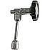 K4 VALVE COMPLETE WITH S. STEEL WATER WAND, BLACK KNOB AND CHROME PLUG