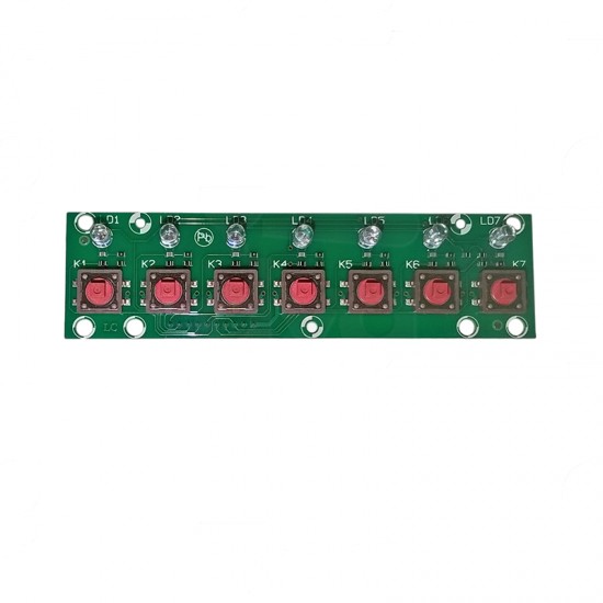 7 BUTTONS 7 LED TOUCHPANEL GLORIA