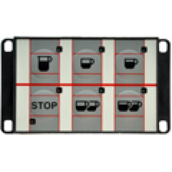 PUSH BUTTON BRASILIA BAR PF/DIG. FE-MBPPOR