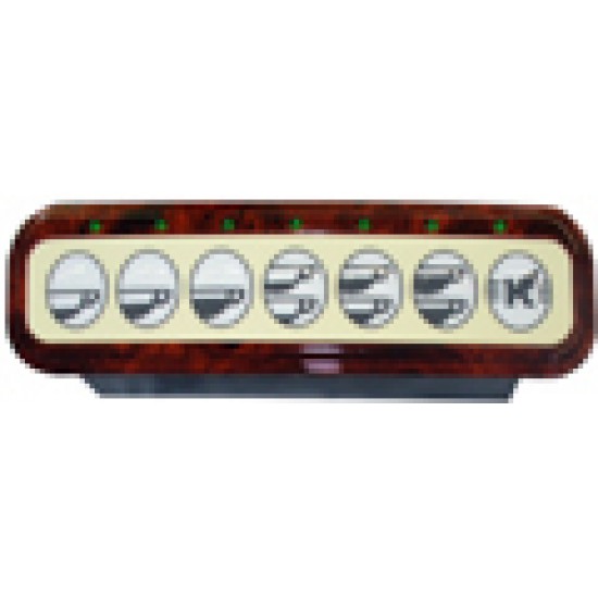 ELEKTRA PUSH-BUTTON PANEL-7 DOSES BRIERWOOD