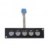 TOUCHPANEL SUITABLE FAEMA ENOVA RESTYLING A 2/3 GRP BLACK
