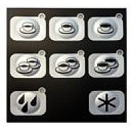 MEMBRANE TOUCH PANEL 8 KEY