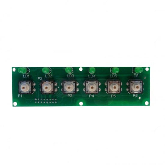 SANREMO SED MILANO GREEN LED BUTTON STRIP