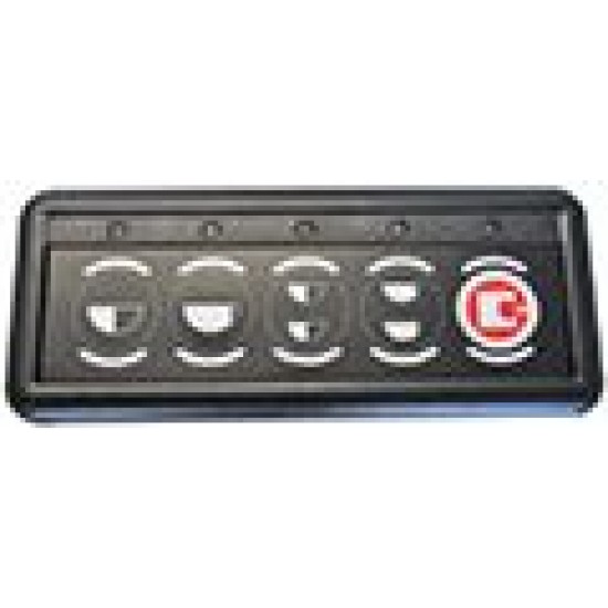SANREMO TOUCH PANEL 5 KEY WHITE LED