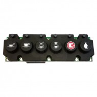 TOUCHPANEL TO, 6 BUTTONS 6 LED SED SANREMO