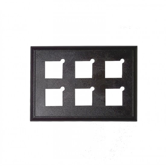 HOUSING TOUCH PANEL 6 BUTTON 6 LED