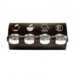 WEGA SPHERA 4T SERVICE MAN BLACK/CHROMED PUSH BUTTON