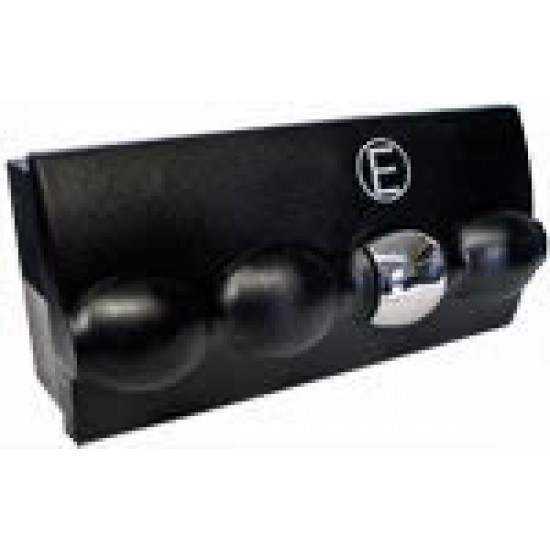 WEGA SPHERA 1T MANUAL BLACK/CHROMED PUSH BUTTON