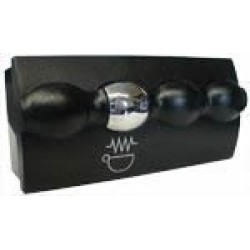 WEGA SPHERA 1T SCTE BLACK/CHROMED PUSH BUTTON