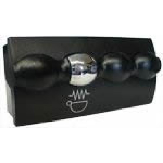 WEGA SPHERA 1T SCTE BLACK/CHROMED PUSH BUTTON