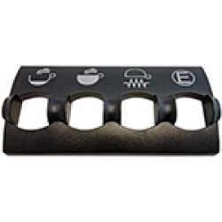 WEGA SPHERA PUSH BUTTON PANEL FRONT BLACK COVER
