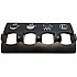 WEGA SPHERA PUSH BUTTON PANEL FRONT BLACK COVER