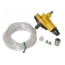 Hydraulic pressured pump for rinse aid