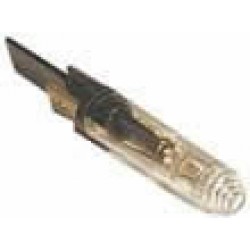 WHITE PILOT LIGHT WITH FASTON