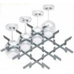 Plastic rack 4x4 16 Glasses Dia 110mm