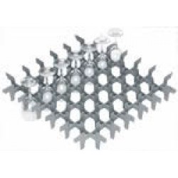 Plastic rack 7x7 49 Glasses Dia 62mm