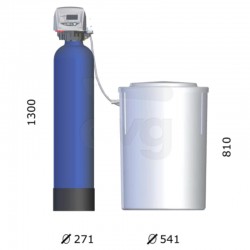 WATER SOFTENER AUTOMATIC BIG DVA L50 1'' VOLUMETRIC