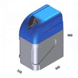 WATER SOFTENER AUTOMATIC MINI DVA LT.12 3/4'' WITH MIXER