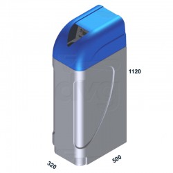 WATER SOFTENER AUTOMATIC MAXI DVA LT.24 3/4'' WITH MIXER, VOLUMETRIC